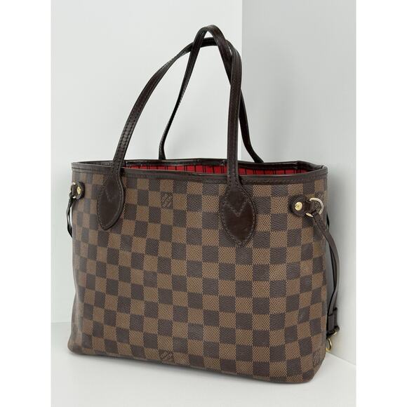 Louis Vuitton Neverfull Damier Ebene Tote PM Brown - Picture 1 of 16